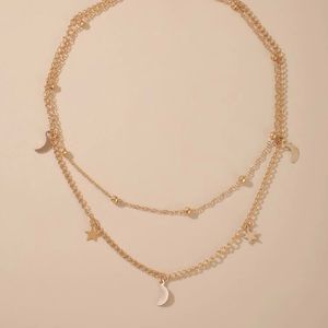 Stars and Moon Layered Necklace